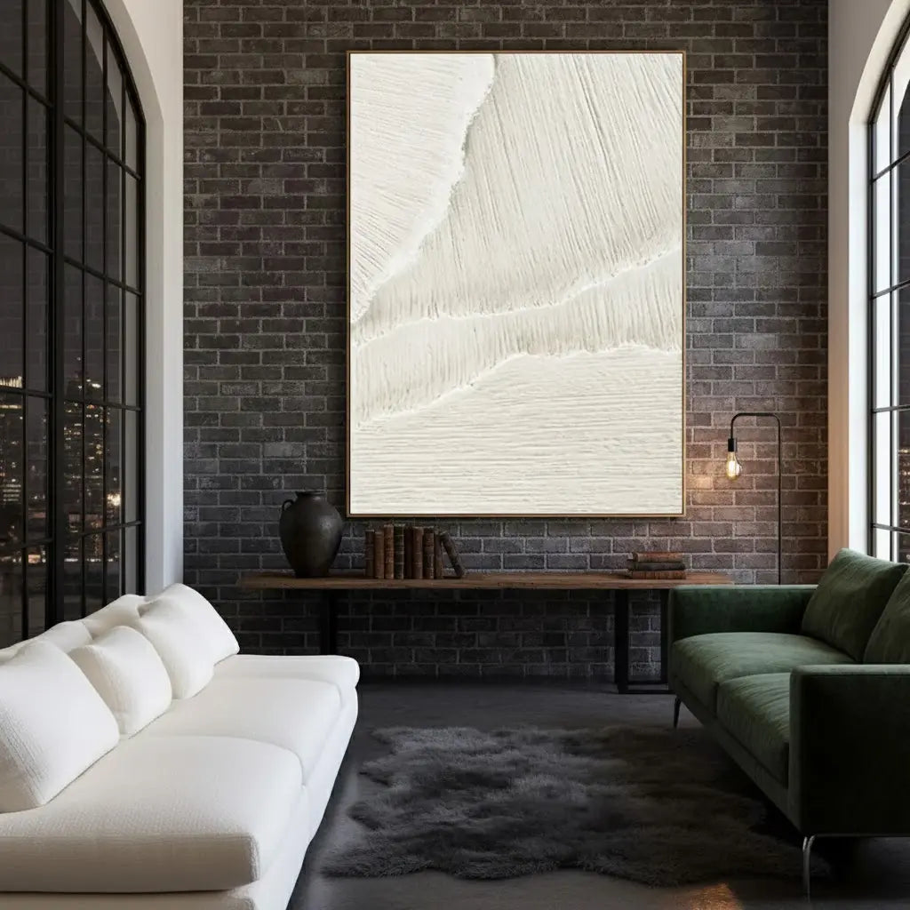 Plaster Art Minimalist Textured Painting #P4 ArtiQuo