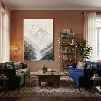 3D Textured Plaster Art Minimalist Wall Art #P50 ArtiQuo