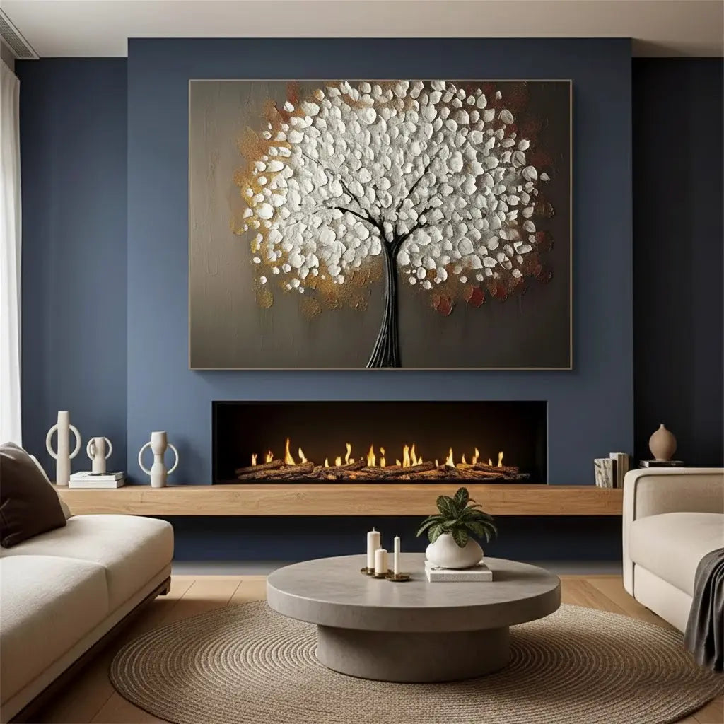 Flower And Tree Painting #P51 ArtiQuo
