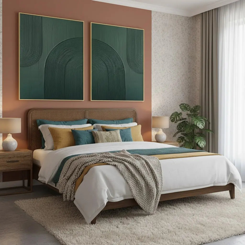 Abstract Tranquility Set of 2 #P59 ArtiQuo