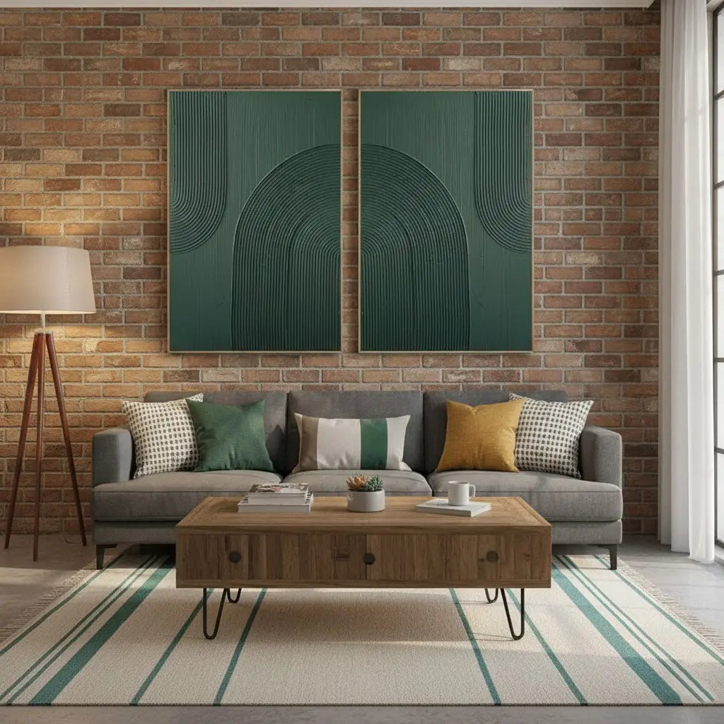 Abstract Tranquility Set of 2 #P59 ArtiQuo