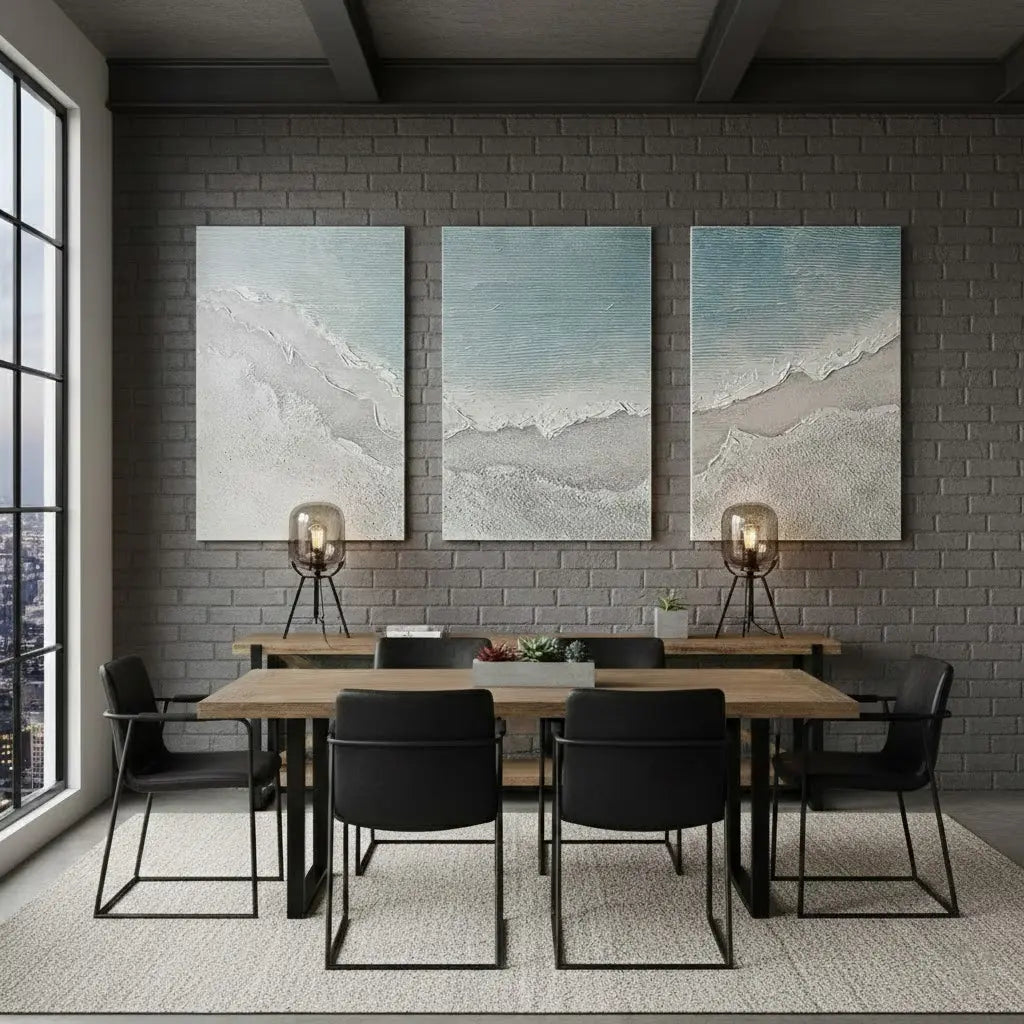 Ocean And Sky Painting Set of 3 #P63 ArtiQuo