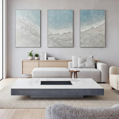 Ocean And Sky Painting Set of 3 #P63 ArtiQuo