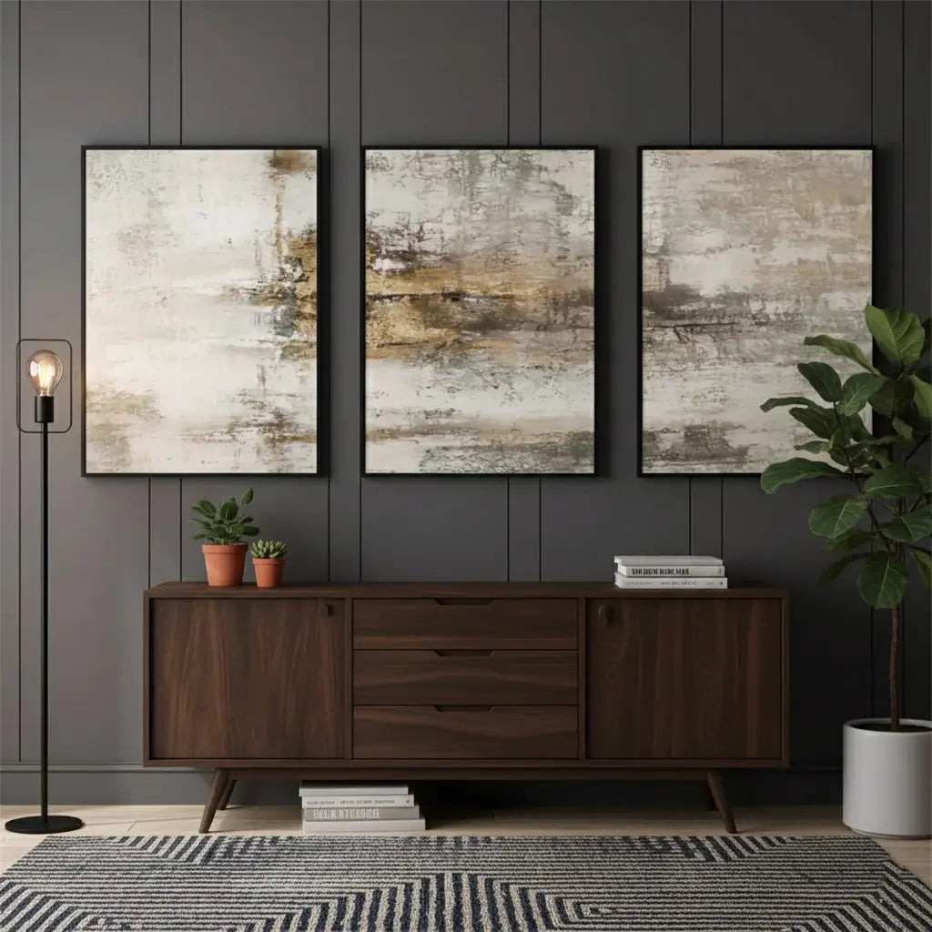 Abstract Tranquility Set of 3 #PB65 ArtiQuo