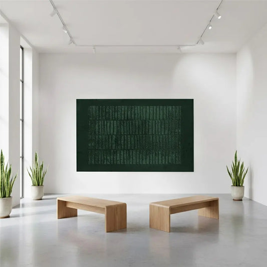 Blue & Green Abstract #PB66 ArtiQuo