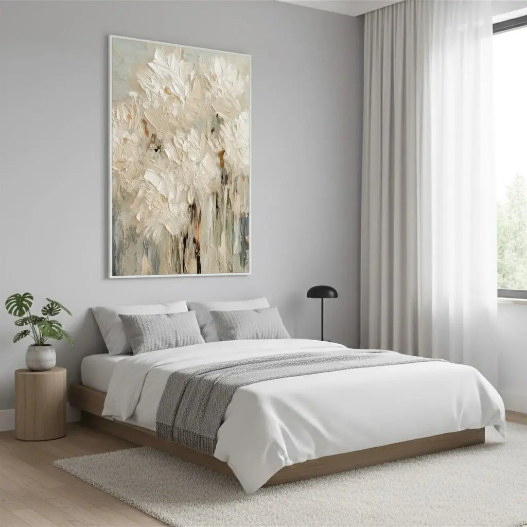 Flower And Tree Abstract Texture Canvas Art #P71 ArtiQuo