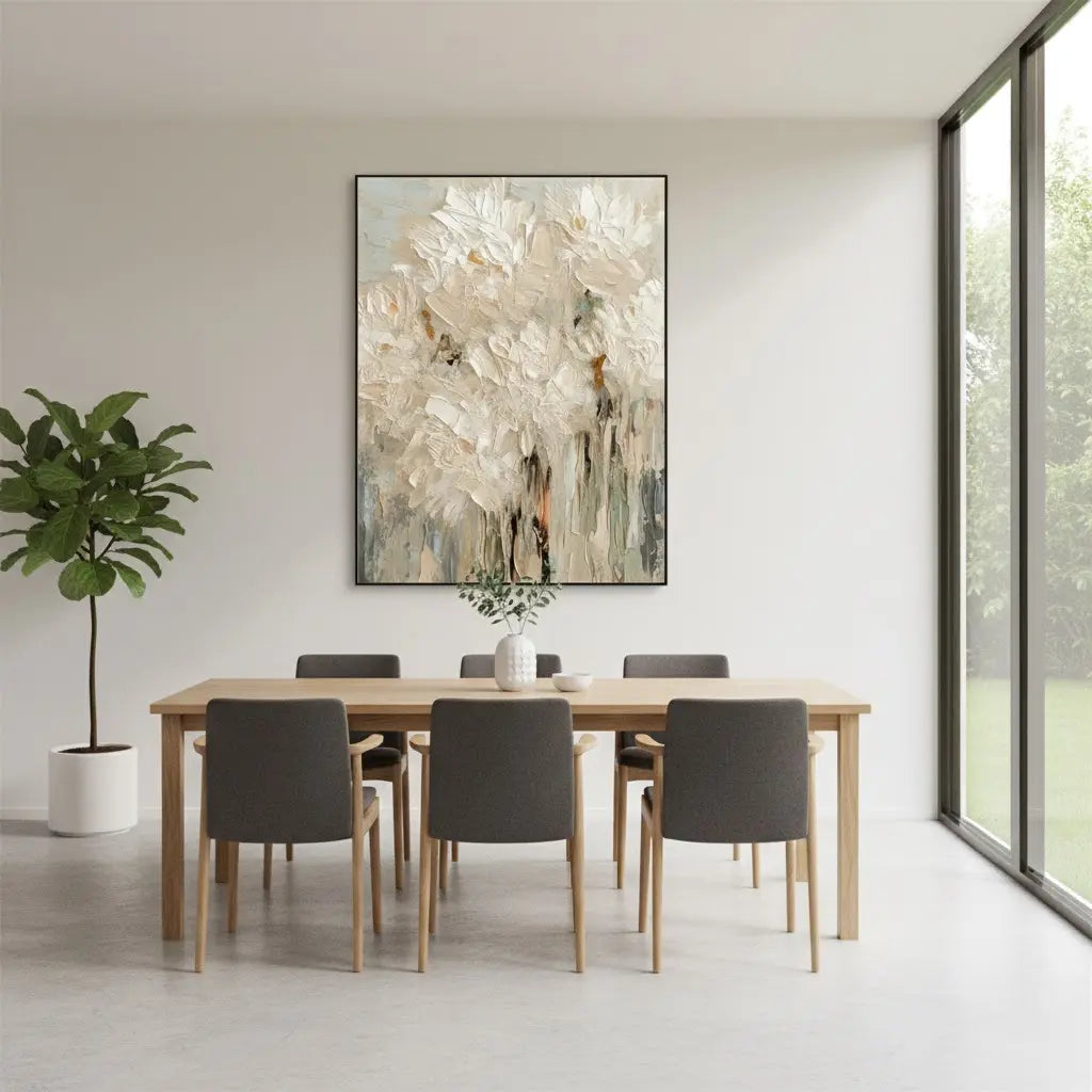 Flower And Tree Abstract Texture Canvas Art #P71 ArtiQuo