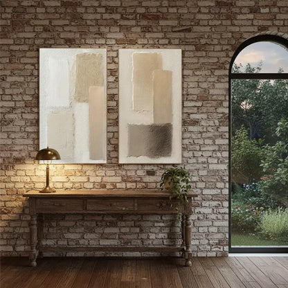 Wabi Sabi Set of 2 Wall Art #PB73 ArtiQuo