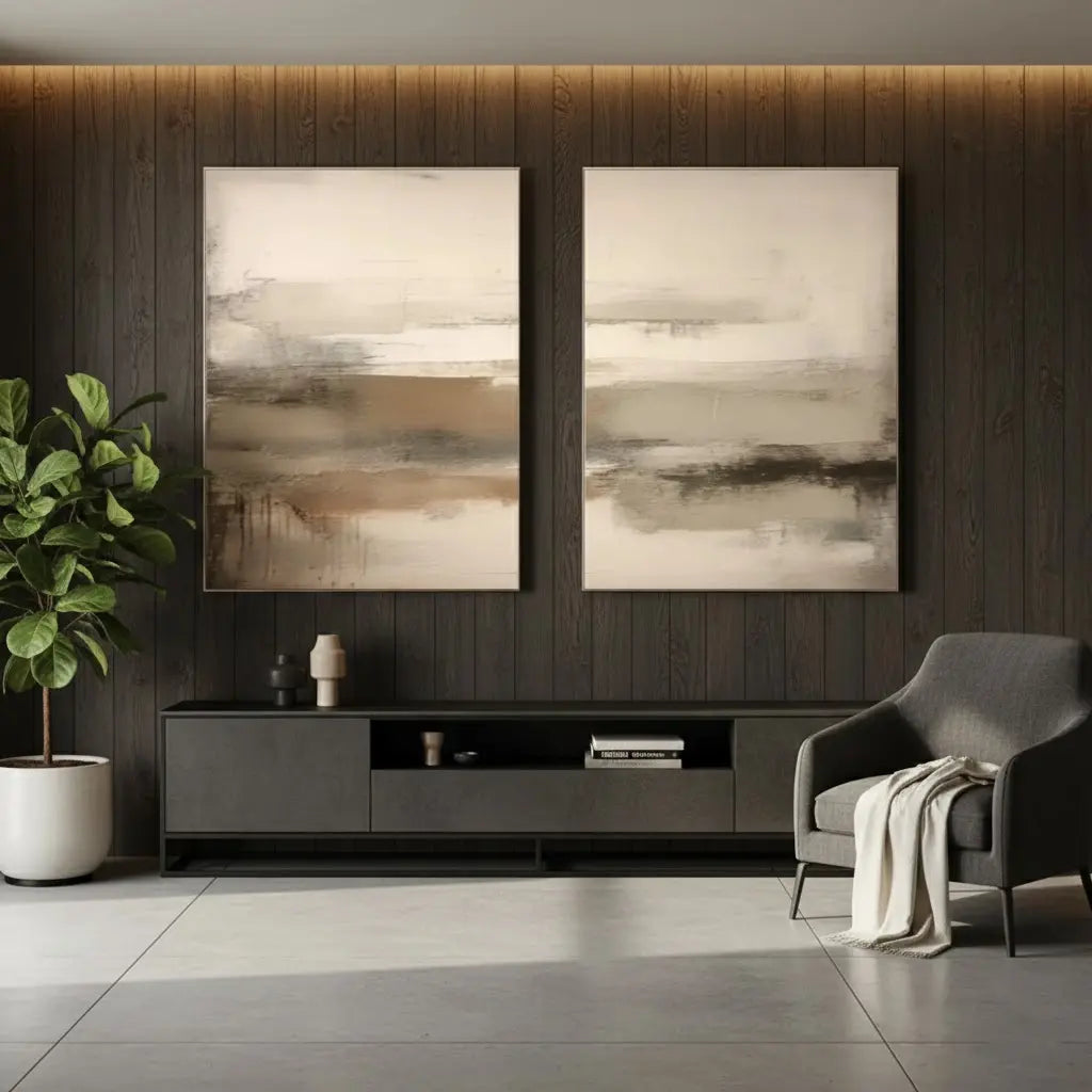 Abstract Tranquility Set of 2 #PB77 ArtiQuo