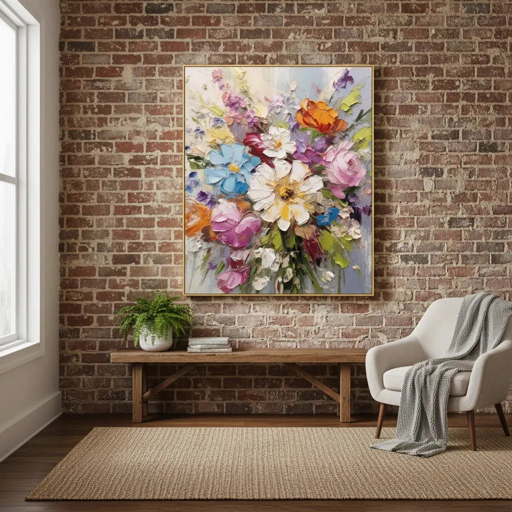 Flower And Tree Painting #P77 ArtiQuo