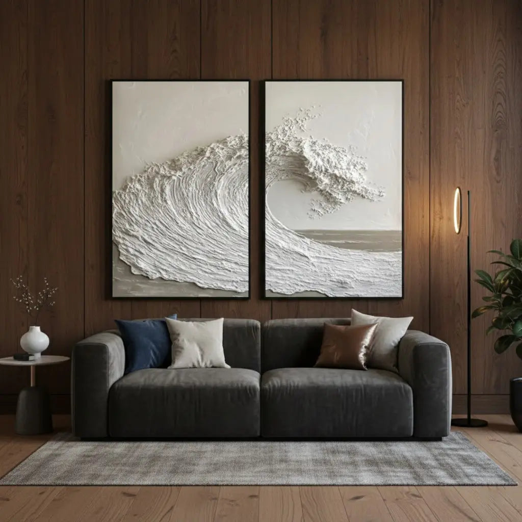 Ocean And Sky Painting Set of 2 #P84 ArtiQuo
