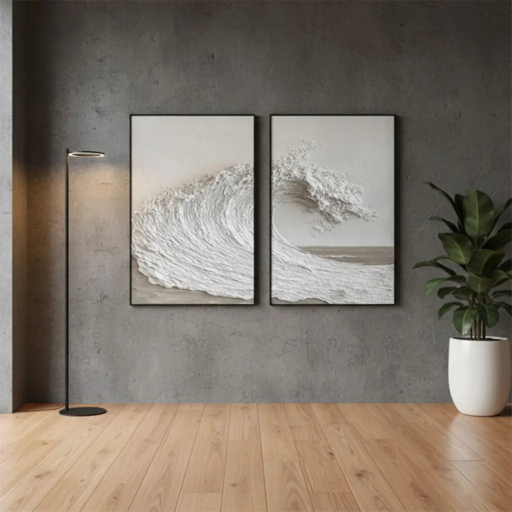 Ocean And Sky Painting Set of 2 #P84 ArtiQuo