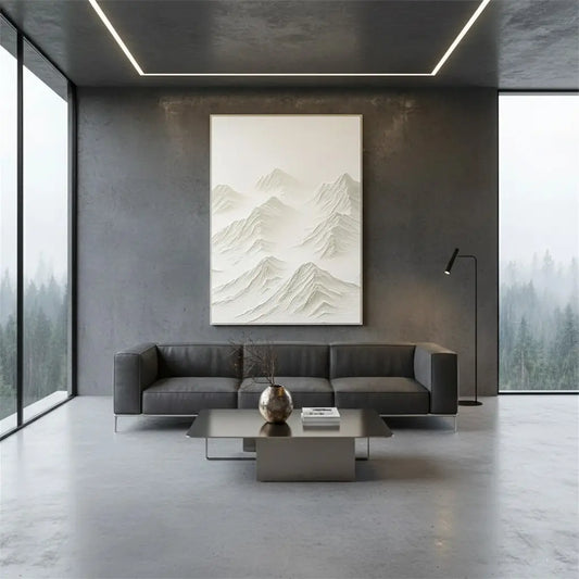Plaster Art Minimalist Textured Painting #P88 ArtiQuo