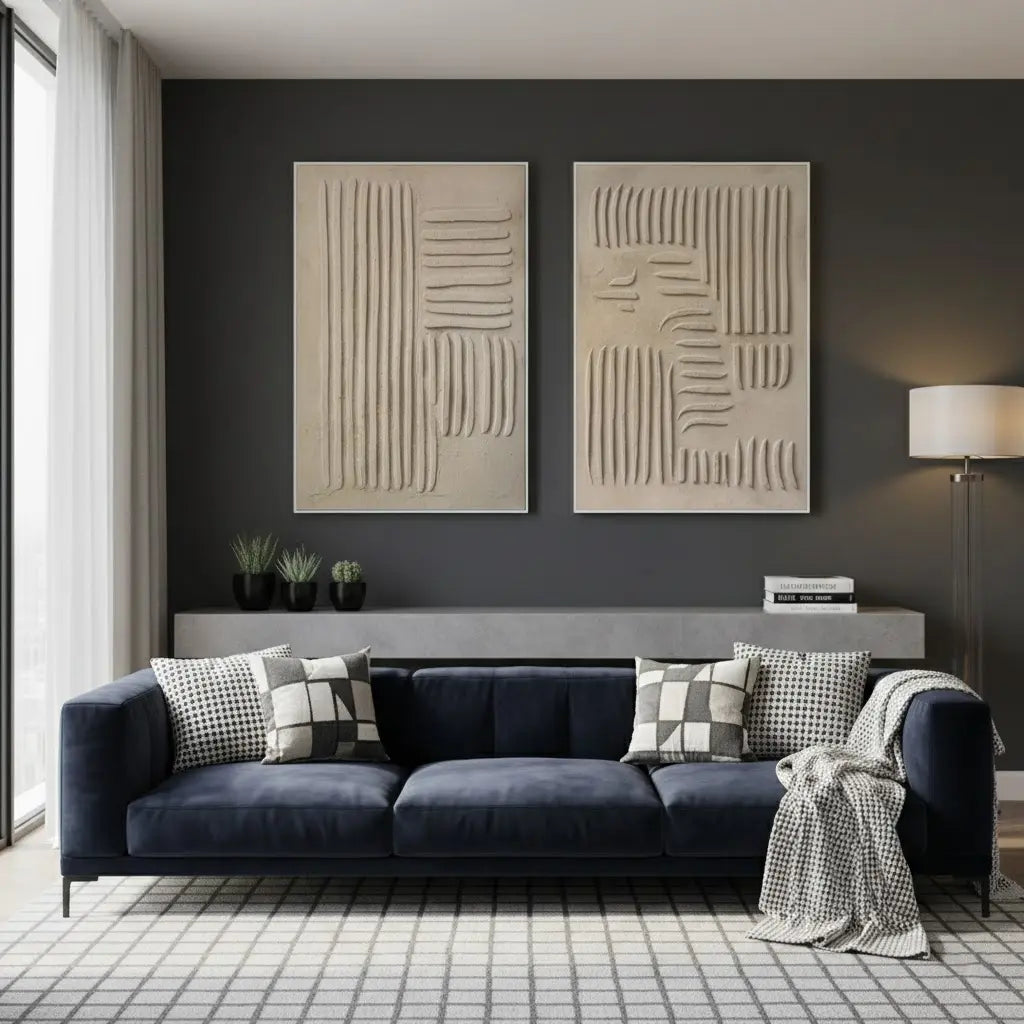 Abstract Tranquility Set of 2 #PB88 ArtiQuo