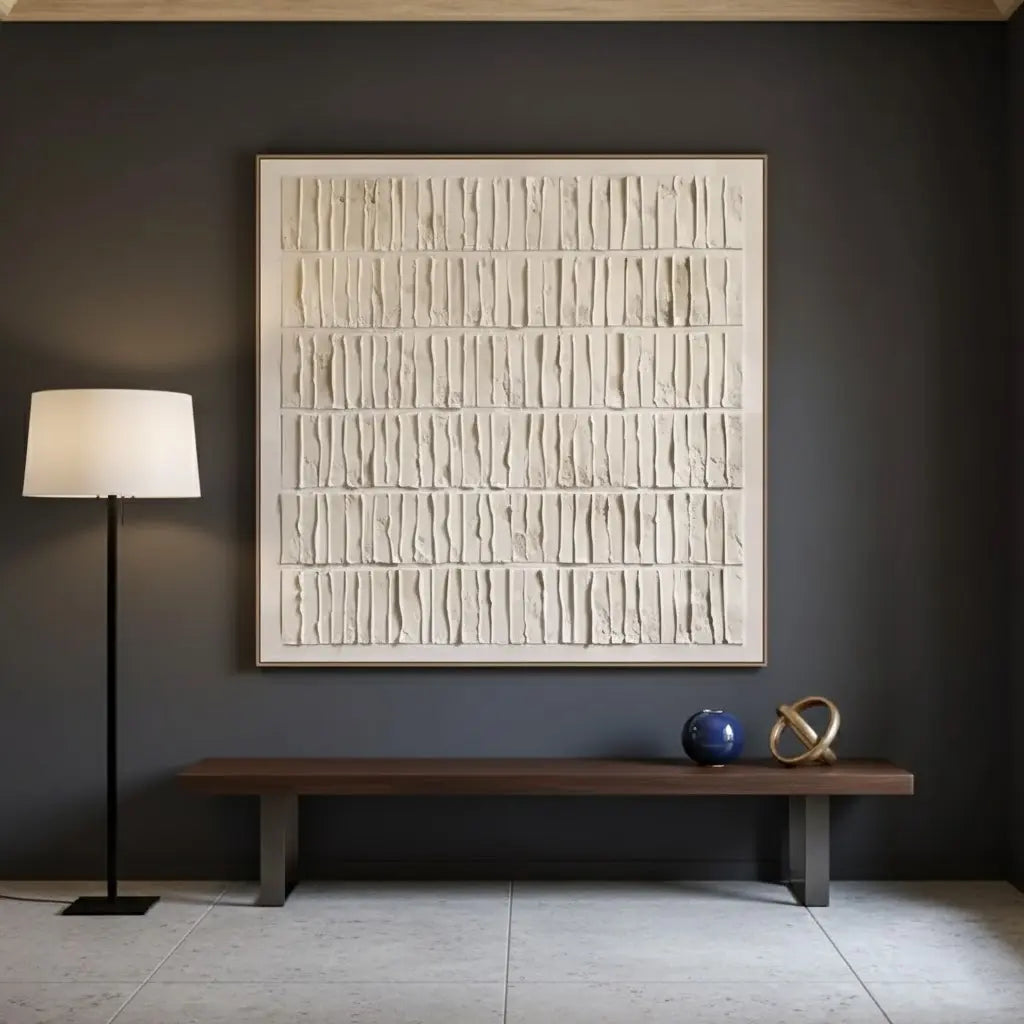 Beige & Brown Abstract #PB91 ArtiQuo