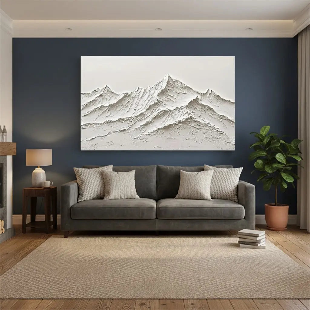 Plaster Art Minimalist Textured Painting #P91 ArtiQuo