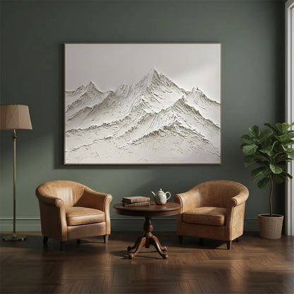 Plaster Art Minimalist Textured Painting #P91 ArtiQuo