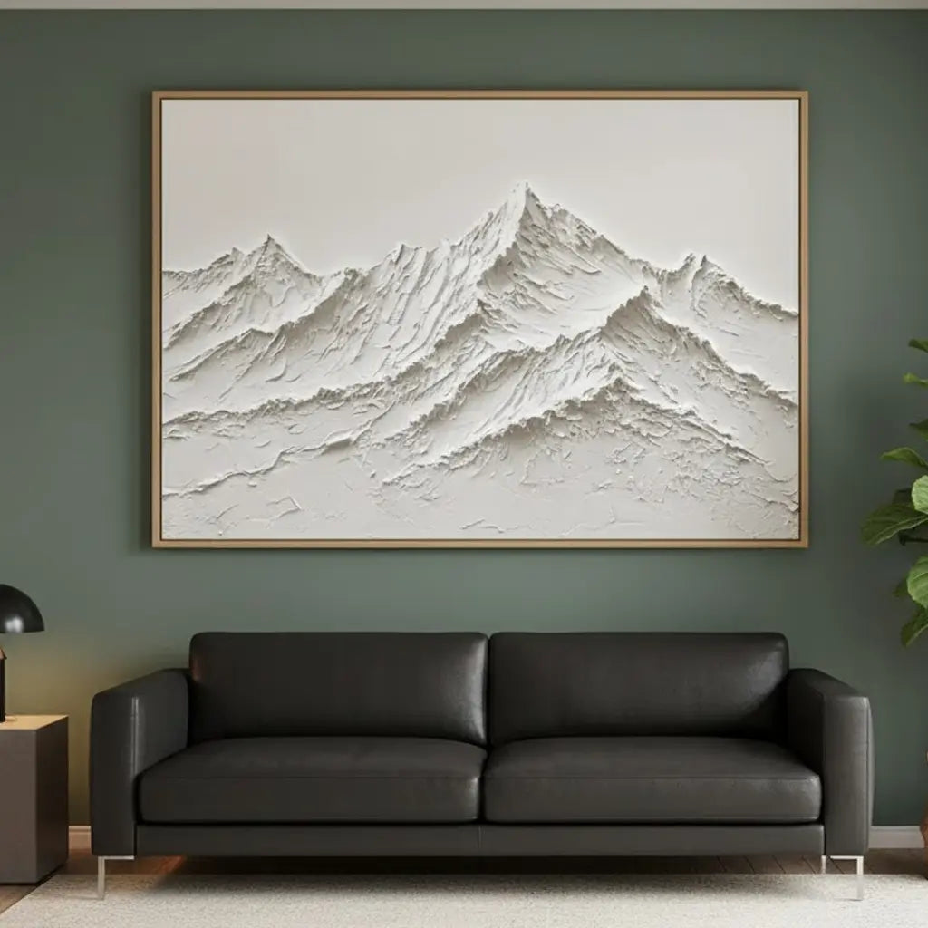 Plaster Art Minimalist Textured Painting #P91 ArtiQuo