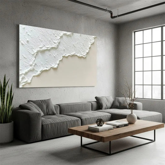 Plaster Art Minimalist Textured Painting #P93 ArtiQuo