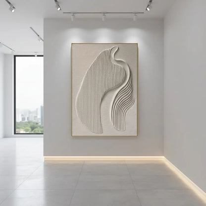 Beige & Brown Abstract #PB98 ArtiQuo