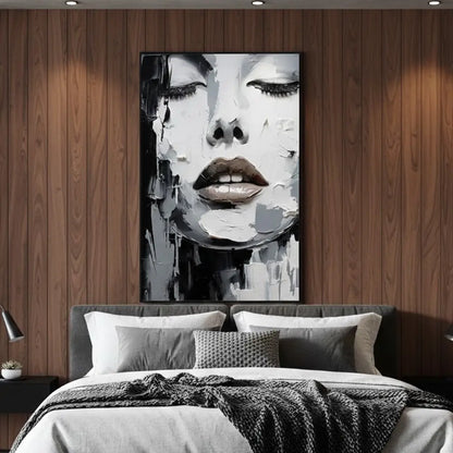 Abstract Portrait Texture Wall Art #P99 ArtiQuo