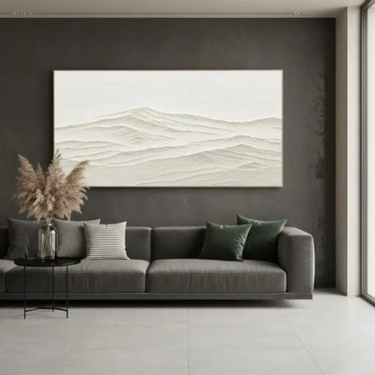 Plaster Art Minimalist Textured Painting #WM12 ArtiQuo