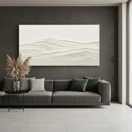 Plaster Art Minimalist Textured Painting #WM12 ArtiQuo