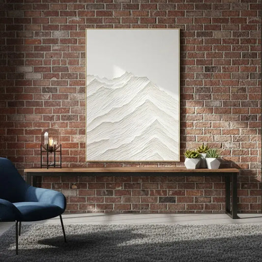 Plaster Art Minimalist Textured Painting #WM19 ArtiQuo