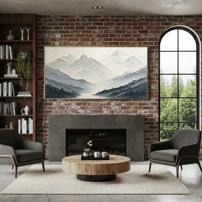 Plaster Art Minimalist Textured Painting #WM1 ArtiQuo