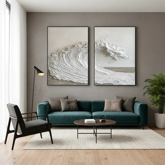 Ocean And Sky Painting Set of 2 #WM23 ArtiQuo