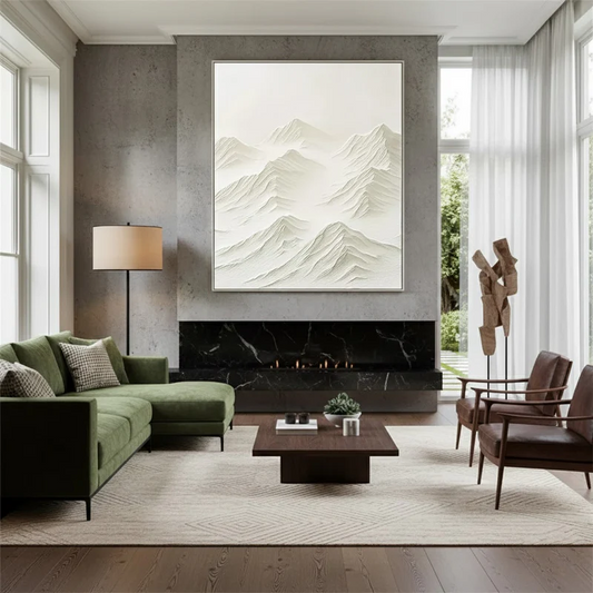 Plaster Art Minimalist Textured Painting #WM27 ArtiQuo