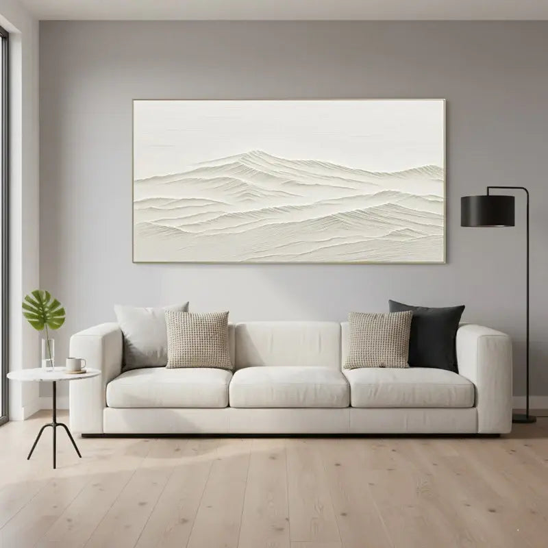 Plaster Art Minimalist Textured Painting #WM12 ArtiQuo