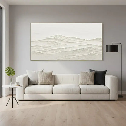 Plaster Art Minimalist Textured Painting #WM12 ArtiQuo