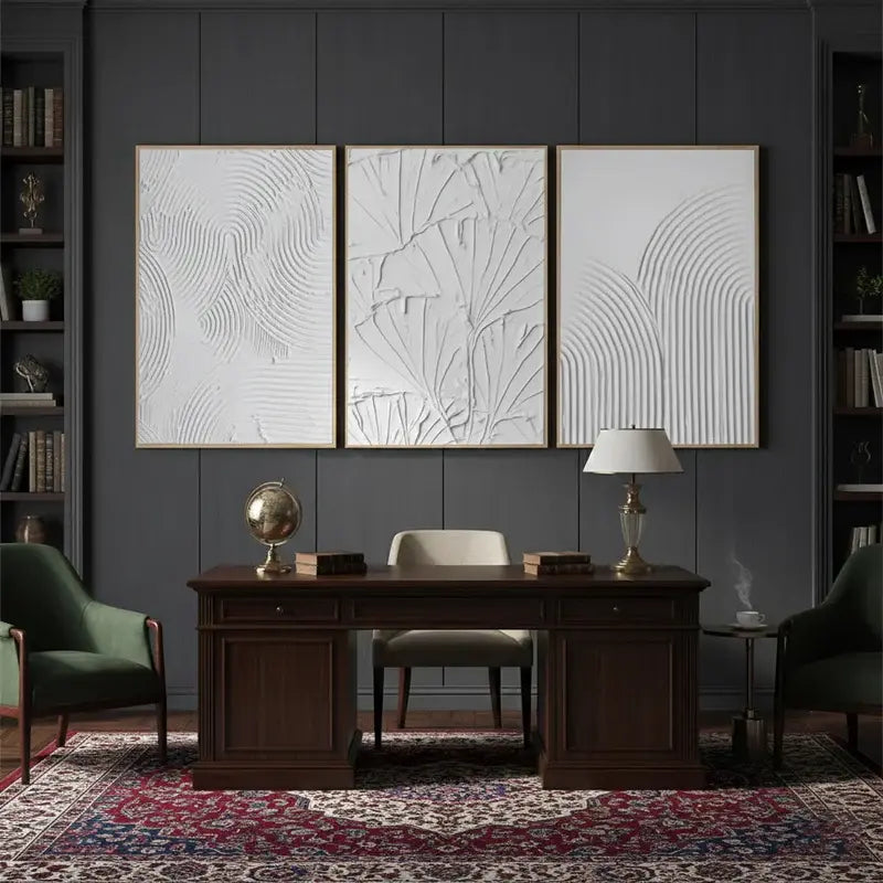 Minimalistic Balance Canvas Painting Set of 3 #WM13 ArtiQuo