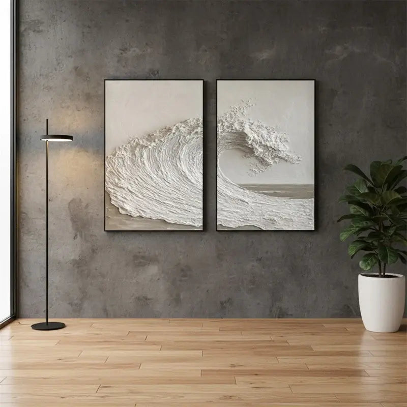 Ocean And Sky Painting Set of 2 #WM23 ArtiQuo