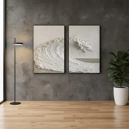Ocean And Sky Painting Set of 2 #WM23 ArtiQuo