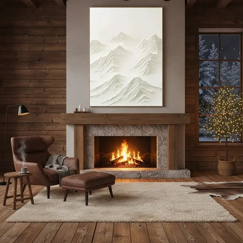 Plaster Art Minimalist Textured Painting #WM27 ArtiQuo