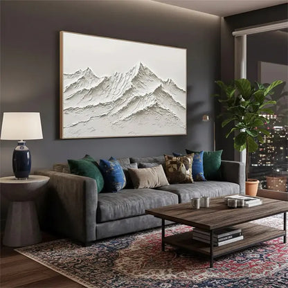 Plaster Art Minimalist Textured Painting #WM29 ArtiQuo