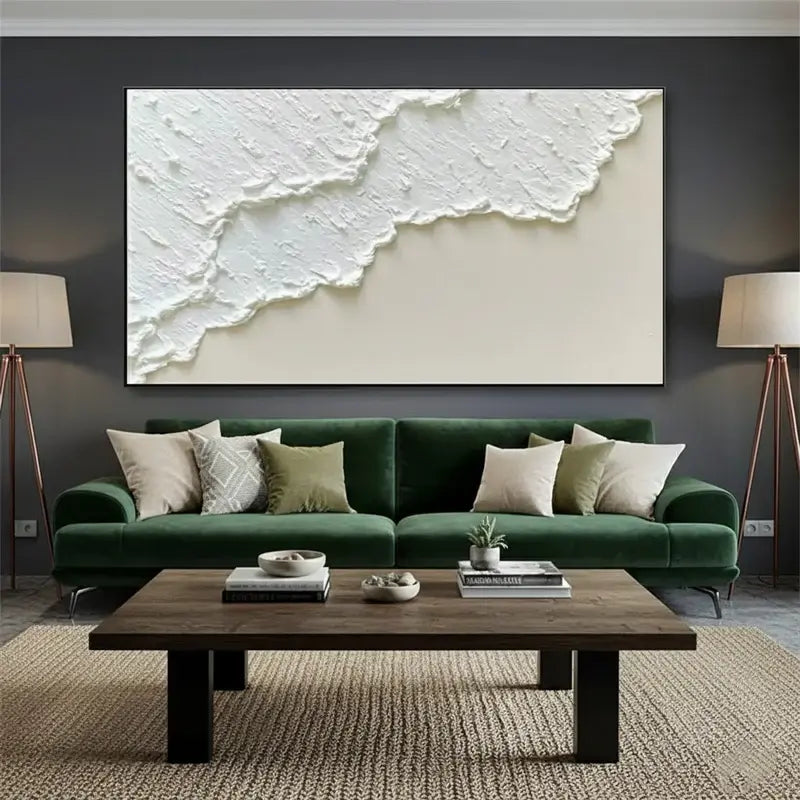 Plaster Art Minimalist Textured Painting #WM31 ArtiQuo
