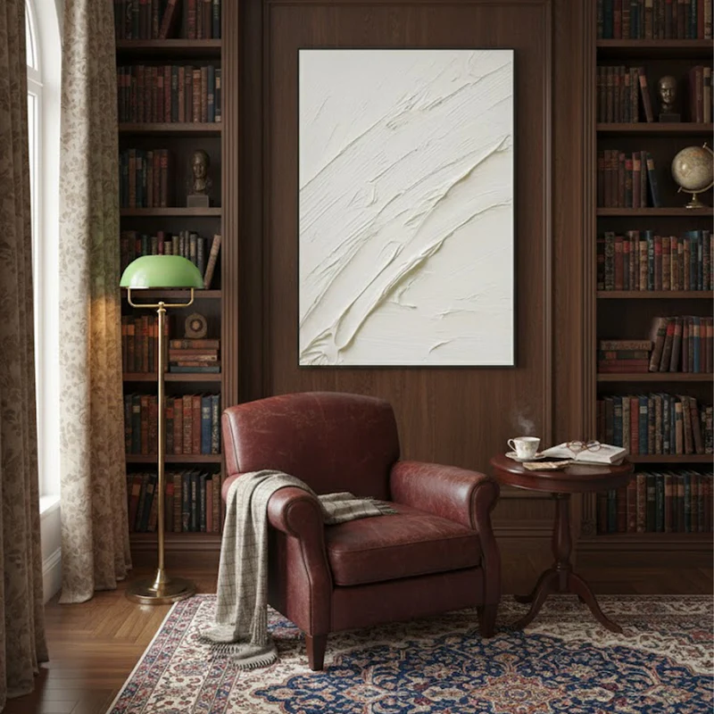 Plaster Art Minimalist Textured Painting #WM40 ArtiQuo