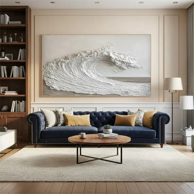 Ocean And Sky Painting #WM6 ArtiQuo