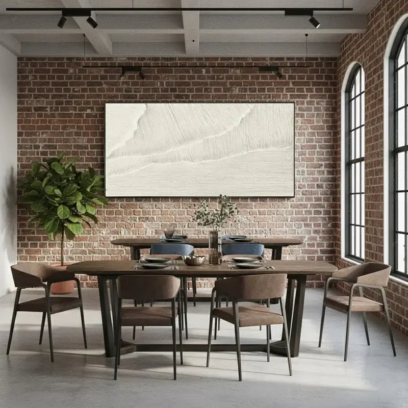 Plaster Art Minimalist Textured Painting #WM11 ArtiQuo