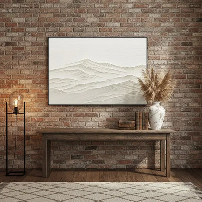 Plaster Art Minimalist Textured Painting #WM12 ArtiQuo