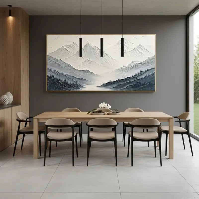 Plaster Art Minimalist Textured Painting #WM1 ArtiQuo