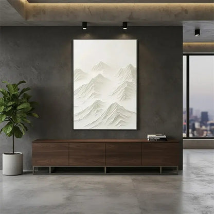 Plaster Art Minimalist Textured Painting #WM27 ArtiQuo