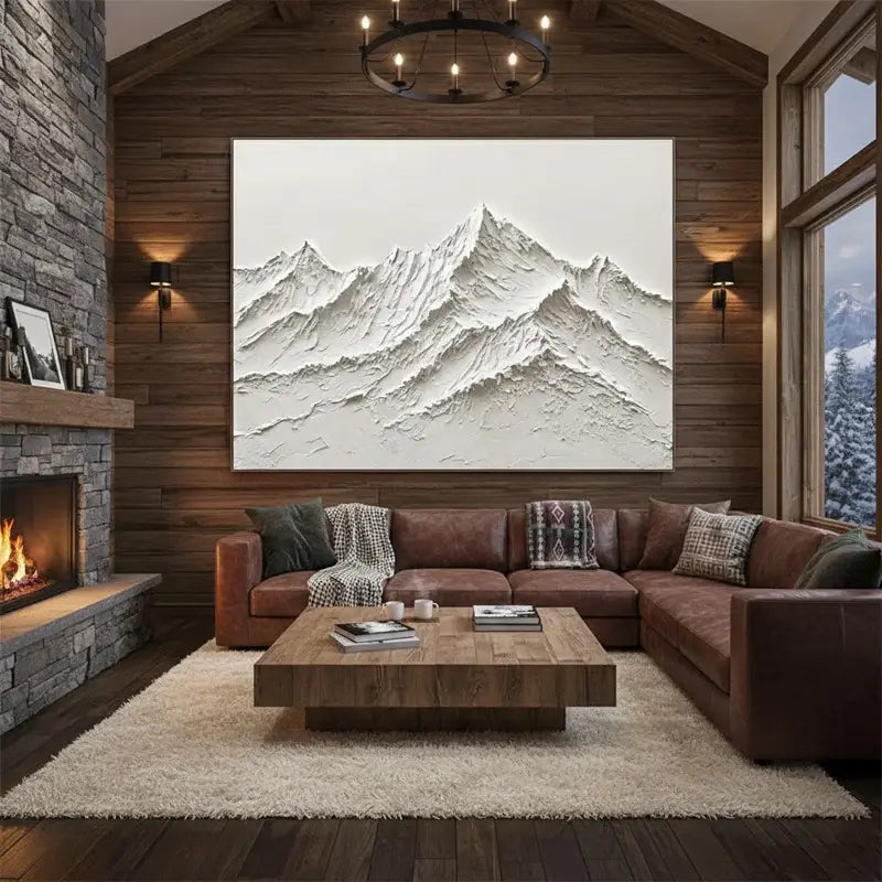 Plaster Art Minimalist Textured Painting #WM29 ArtiQuo