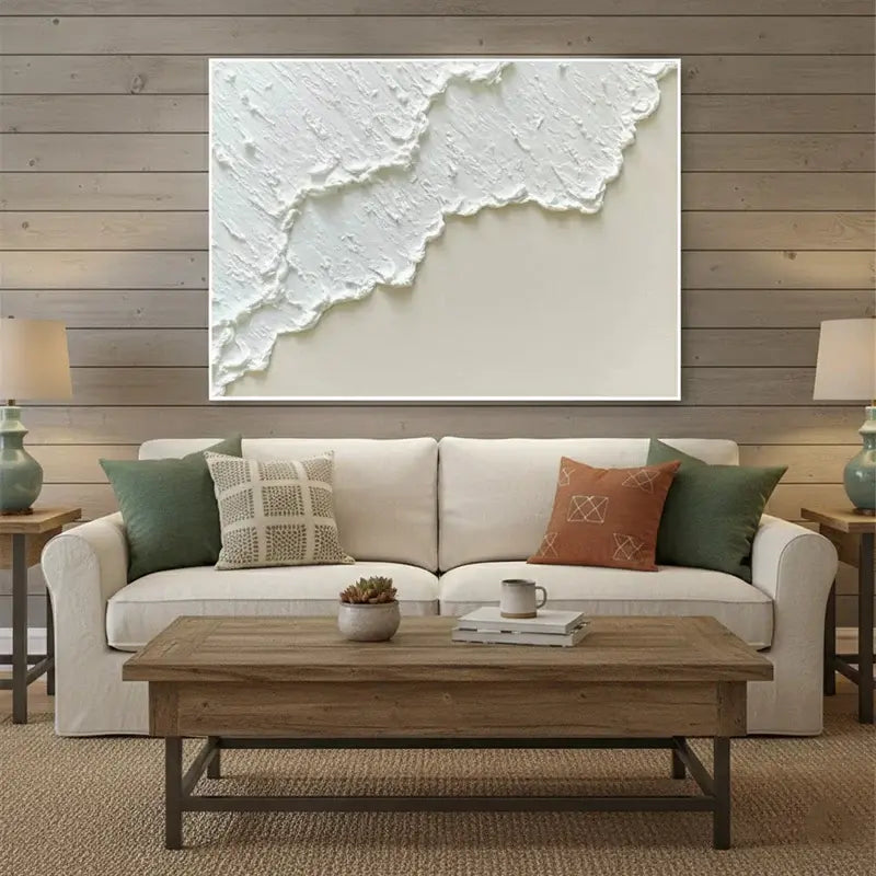 Plaster Art Minimalist Textured Painting #WM31 ArtiQuo